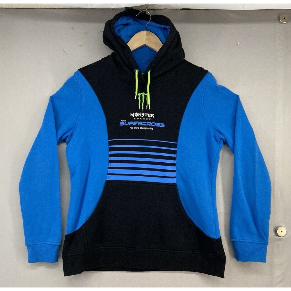 Monster Energy Hoodie Mens S Sweatshirt‎ AMA Supercross FIM World Championship